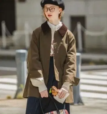 [ 새상품급 ] BONLECILL 오버 헌팅 자켓 카키