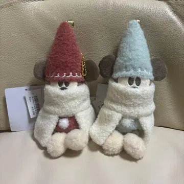 디즈니 크리스마스 2025 리루린린 인형 배지 2개 세트