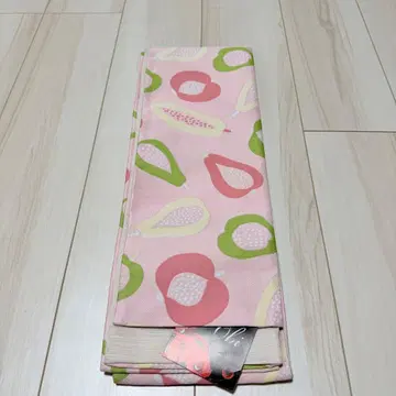 미사용 세탁 가능한 긴 길이의 반폭 오비 후르츠 패턴