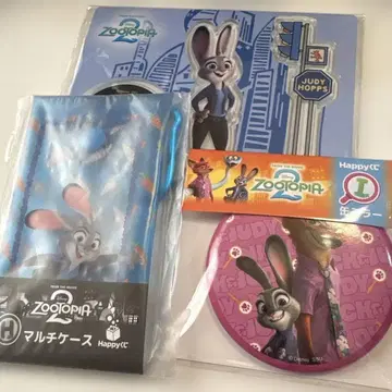 주토피아2 주디 홉스 멀티 케이스와 아크릴 스탠드, 캔 거울 세트