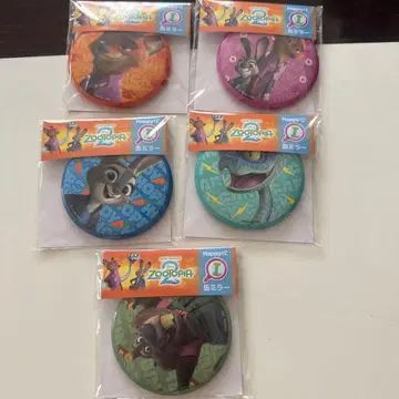 주토피아2 Happy 복권 캔 거울 닉 해피 복권 I상 컴프