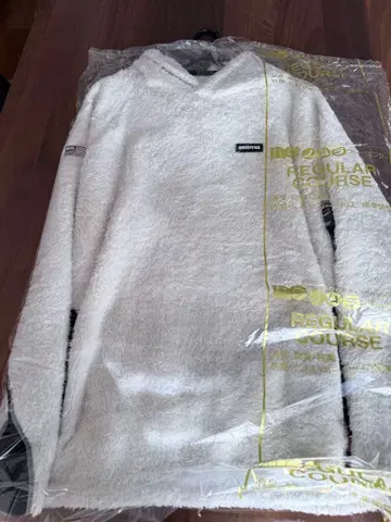 BRIEFING 플리스 자켓 화이트