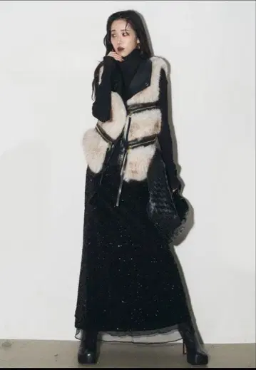 andrea&co 퍼 베스트 셋업 택 포함