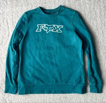 FOX racing 로고 프론트 맨투맨 크루넥 MTB