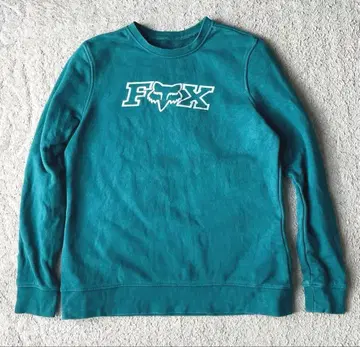 FOX racing 로고 프론트 맨투맨 크루넥 MTB