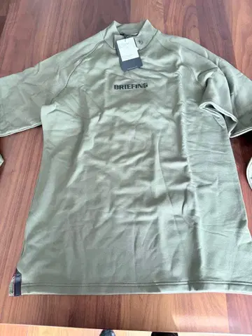 BRIEFING 하이넥T셔츠 L 아미그린