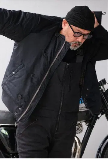 Bluco 봄버 자켓 블랙