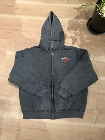 [ CHALLENGER ] ROSE 장미 지퍼 후드티 ( XL )