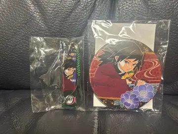 귀멸의 칼날 토미오카 기유 컬렉션 캔뱃지 아크릴 끈장식