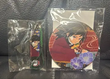 귀멸의 칼날 토미오카 기유 컬렉션 캔뱃지 아크릴 끈장식