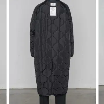 새상품 HYKE 하이크 QUILTED LINER COAT 블랙 4