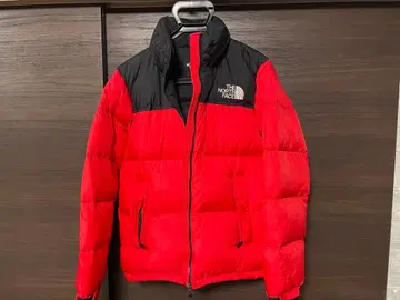 THE NORTH FACE 다운 자켓 레드/블랙