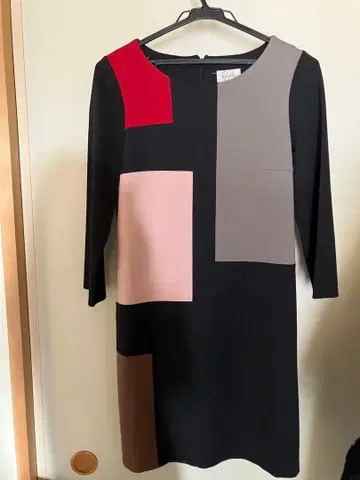 무릎 기장 원피스 40 이탈리아제 7부 소매