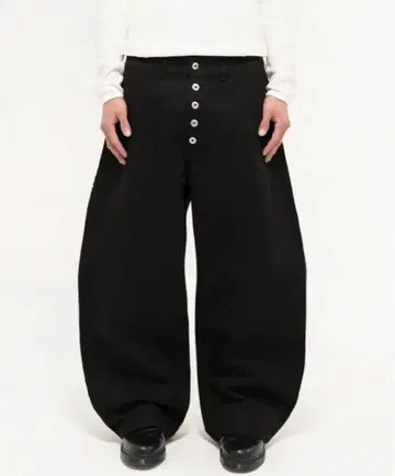 asapmode Raw Stacked Loose Fit Jeans M