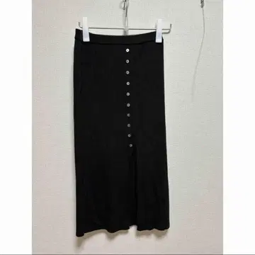 야마다야 yamadaya Aga 니트 롱 리브 타이트 스커트