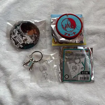 히로아카 토도로키 쇼토 클리어 베이스 키링 와펜 키링 원작 캔뱃지