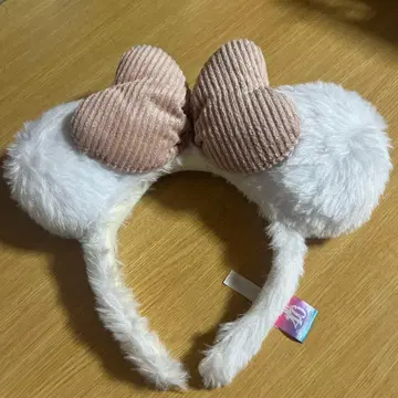 디즈니 하트 모양 리본 머리띠