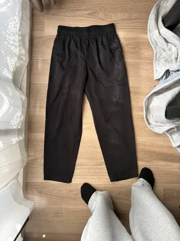 블랙 이지 팬츠