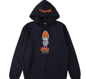 Wind and sea 파라파라 래퍼 후드티 네이비 M 사이즈