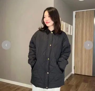 시마무라 ammy 퀼팅 코트