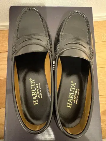 1회 착용 HARUTA 로퍼 블랙 23.5