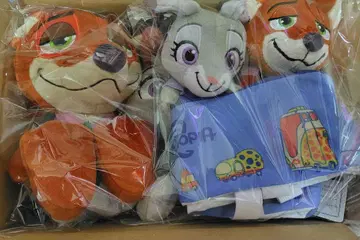 주토피아2 페어 봉제 인형 티슈 케이스