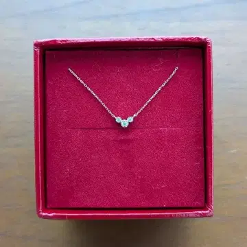 JILLSTUART K10 핑크 골드 다이아 목걸이