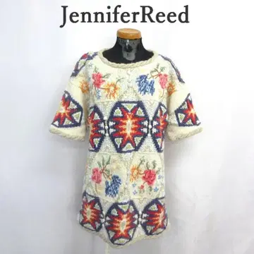 MY1938 JenniferReed 핸드메이드 니트 스웨터 M 사이즈