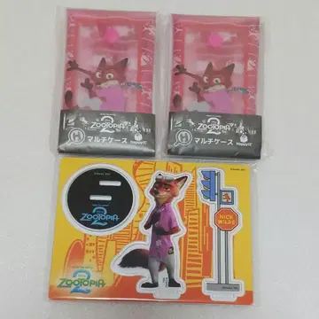 주토피아2 해피 복권 G상 아크릴 스탠드 H상 멀티 케이스 닉