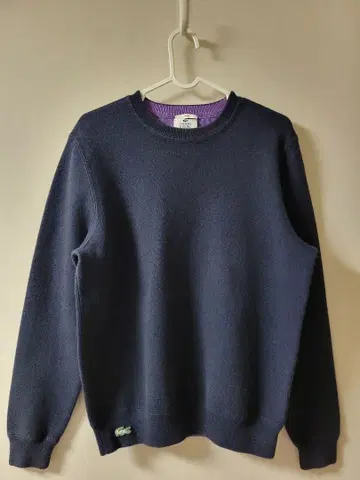 Lacoste 네이비 크루넥 스웨터