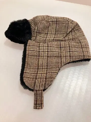 플라이트 캡 봄버 캡 타탄 체크 베스파