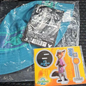 [미개봉 새상품] 주토피아2 Happy 복권 C상 버킷햇 G상 세트