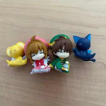 카드캡터 사쿠라 피규어 4개 세트 어깨 쿵 Fig. 컴프