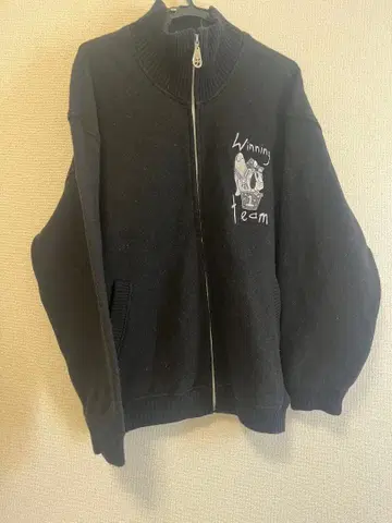 까스텔바작 블랙 니트 풀 집업 스웨터 블랙 멋짐