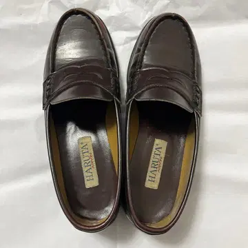 HARUTA 다크 브라운 로퍼 23.5cm