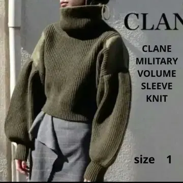 CLANE MILITARY VOLUME SLEEVE KNIT