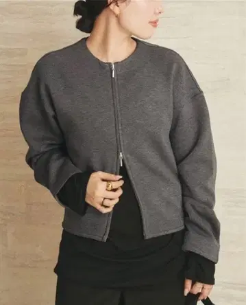 [ 택 포함 새상품 ] Plage Ponte ZIP 풀오버