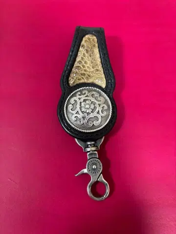 FUNNY 패니 벨트 루프 크로커다일 소가죽 아메카지 웨스턴