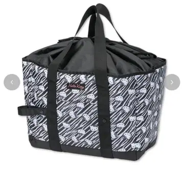 헬로키티 보냉 쇼핑 카고백 제브라 패턴 산리오 아베일 쇼핑백