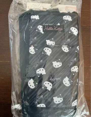 산리오 헬로키티 보냉 쇼핑 카고백 제브라 패턴 아베일