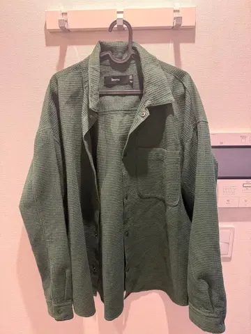 Bershka 와플 원단 그린 자켓 M