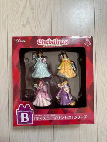 미사용 새상품/디즈니 프린세스/크리스마스 피규어 세트/오너먼트