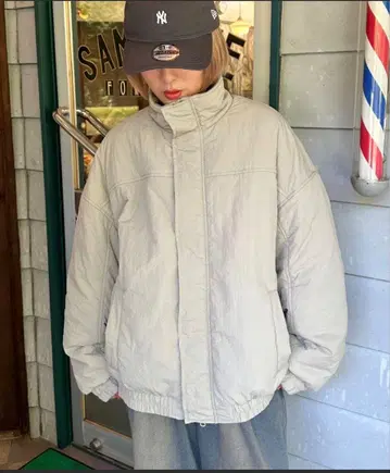 apres jour mignon 충전솜 패딩 블루종