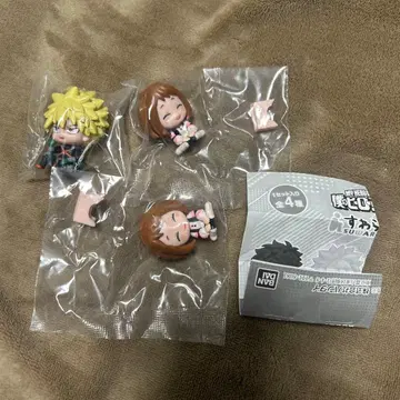 나의 히어로 아카데미아 앉아있는 대원 바쿠고 오챠코