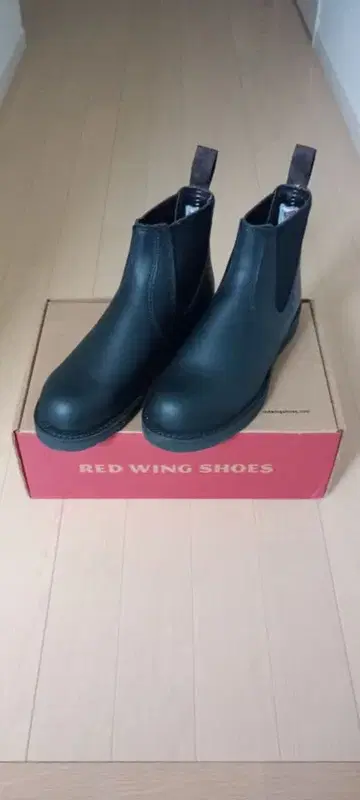 RED WING SHOES 사이드 고어 부츠 블랙 레드윙 3194