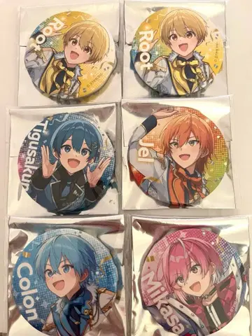 스토페스 캔뱃지 6개 세트 루토 젤 콜론 치구사 미카사