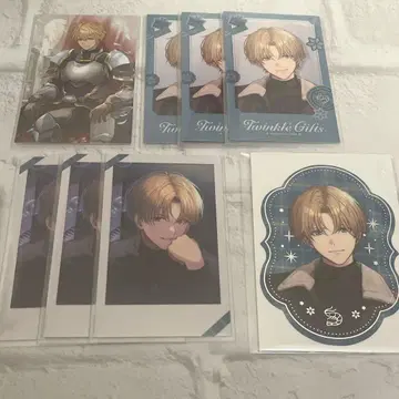 니지산지 Twinkle Gifts 폴라로이드풍 카드 혜택 스티커 에크스