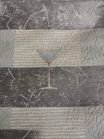 기모노 오비 칵테일 패턴 별자리 패턴 리버서블 멋스러운 오비