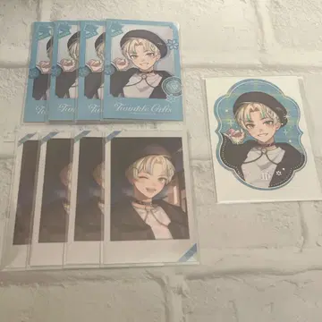 니지산지 Twinkle Gifts 폴라로이드풍 카드 특전 스티커 히바치