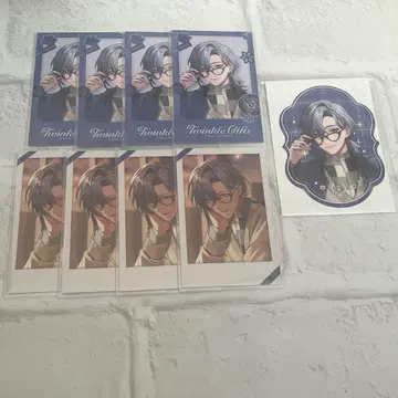 니지산지 Twinkle Gifts 폴라로이드풍 카드 특전 스티커 미란